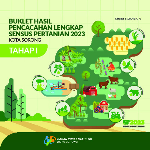 Buklet Hasil Pencacahan Lengkap Sensus Pertanian 2023 - Tahap I  Kota Sorong
